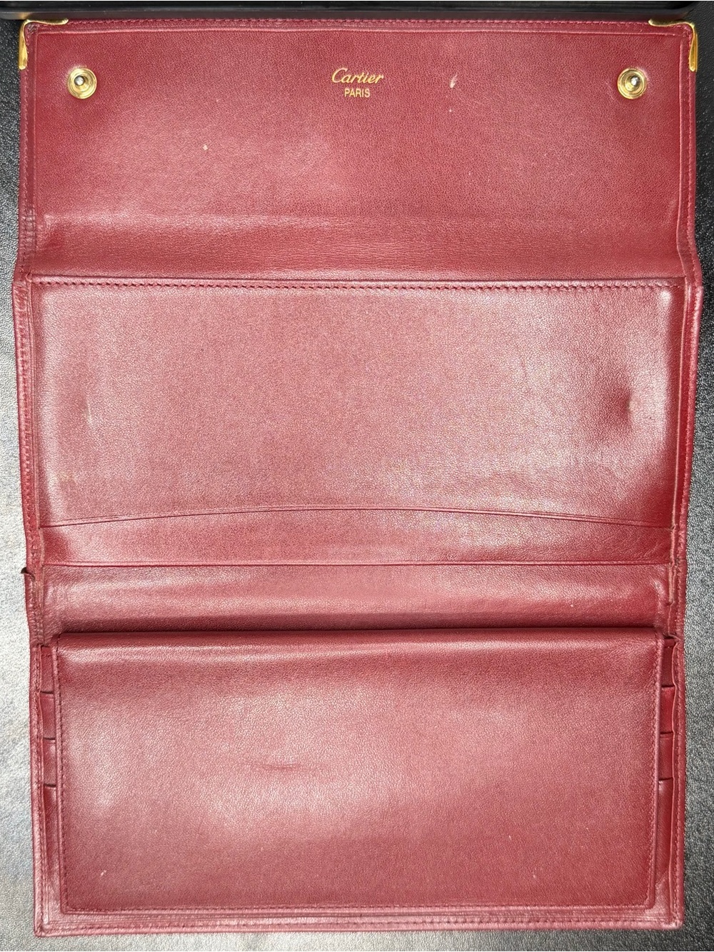 Must de Cartier International Bifold Wallet/WOC Crossbody Bag/Clutch |COC+DB - Picture 10 of 13